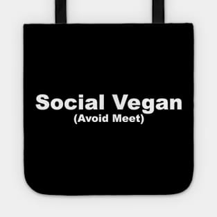 Social Vegan - Allergic to Meet Tote