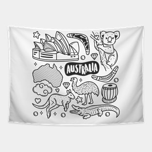 Australia Abstract Tapestry