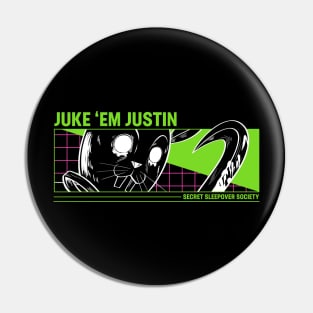 Juke 'em Justin Pin