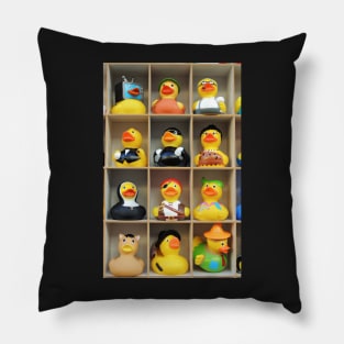 I Always Take My Rubber Ducks With Me Pillow