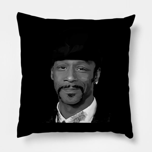 katt williams Pillow by kewscreative