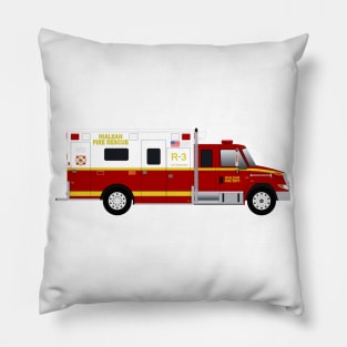 Hialeah Fire Rescue Ambulance Pillow