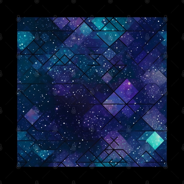 Perpetual Universe - Infinite Space Seamless Pattern by nelloryn