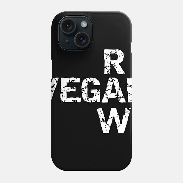 Raw Vegan Phone Case by MisterMash