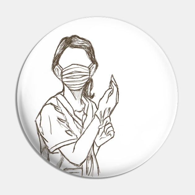 Health worker Pin by Akial