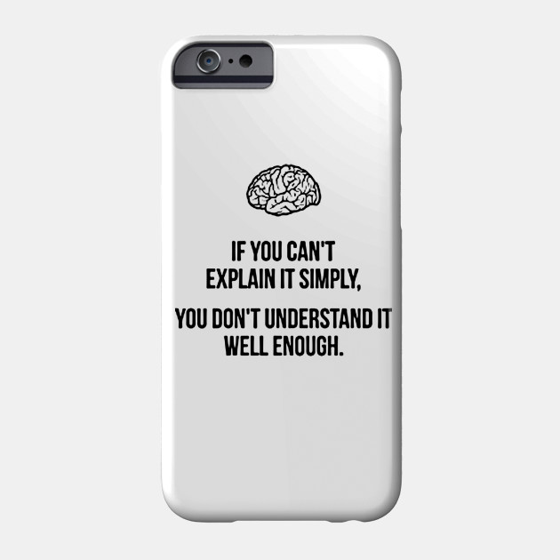 BRAIN FUNNY QUOTE - Quotes - Phone Case | TeePublic