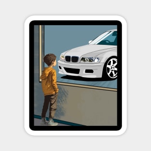 BMW M3 e46 Kids Dreams Magnet
