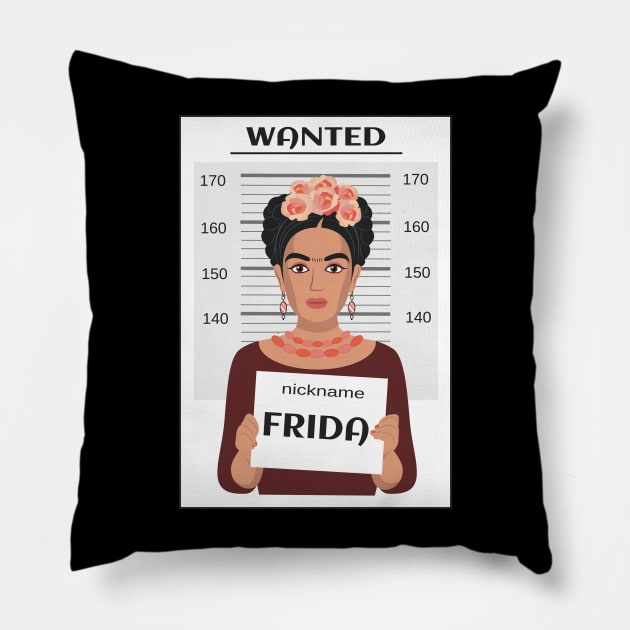 Frida Pillow by Design by Arapova