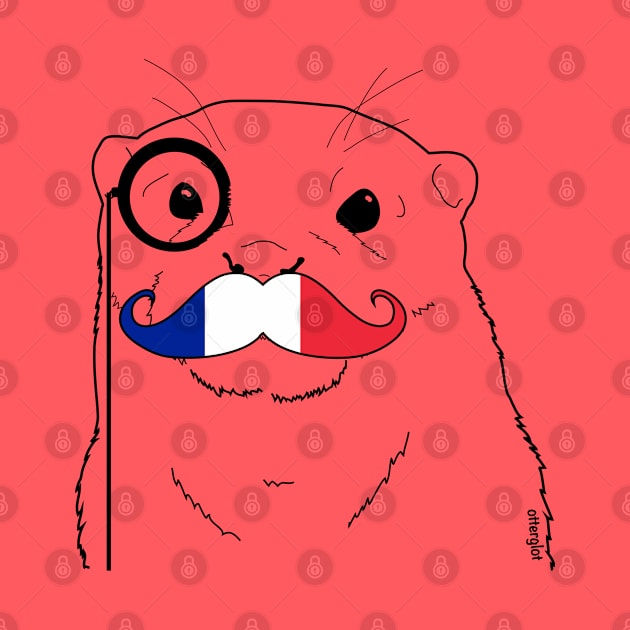 Mustache Flag France by otterglot