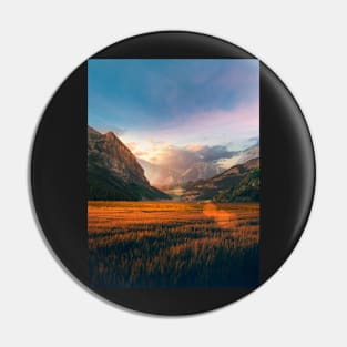 Sunset Mountains Pin