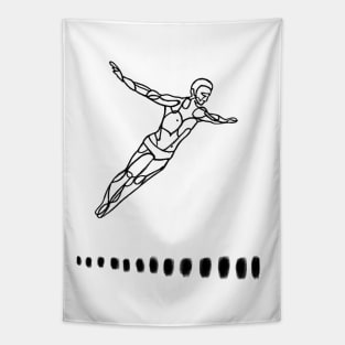 High Diving, Platform Diver Tapestry