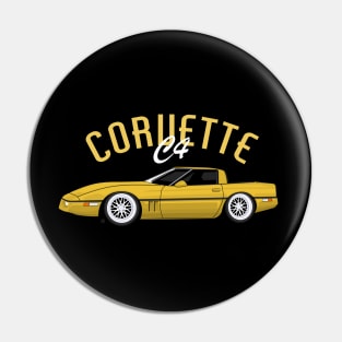 Corvette C4 Sport Car Pin