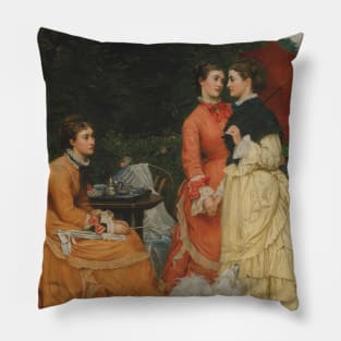 Sisters by Valentine Cameron Prinsep Pillow