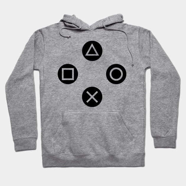 white playstation hoodie