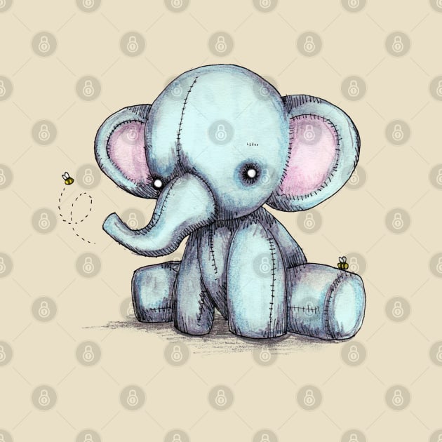 Plushie Elephant by LVBart