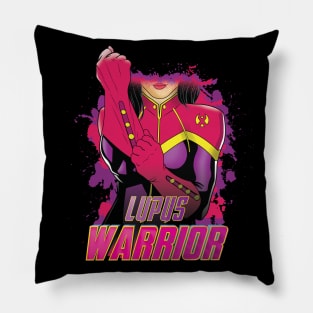 Lupus Warrior Pillow