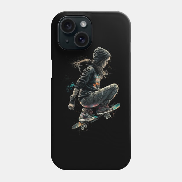 skater girl Phone Case by JayD World