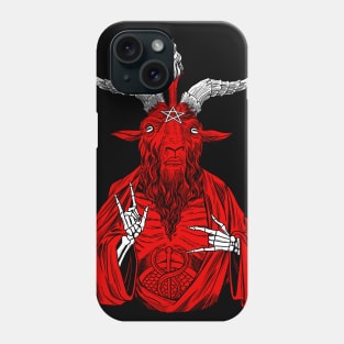 AntiChrist loves Baphomet goat Pagan Heretic 666 Phone Case