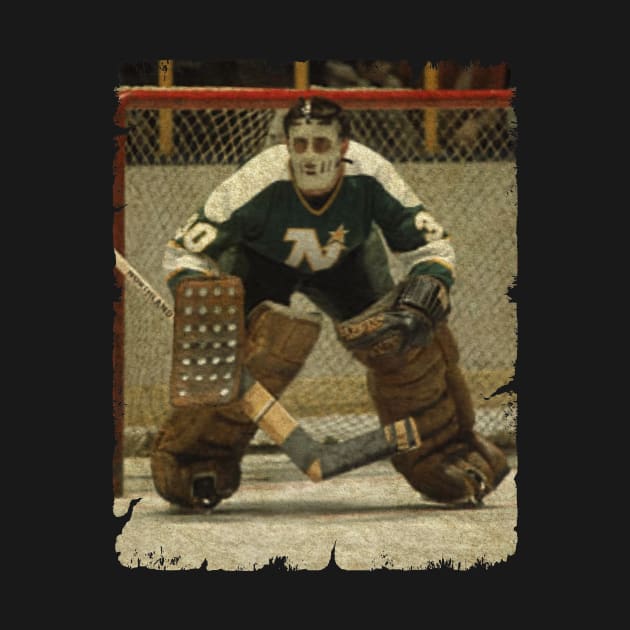 Cesare Maniago - Minnesota North Stars, 1972 (420 GP) by Momogi Project