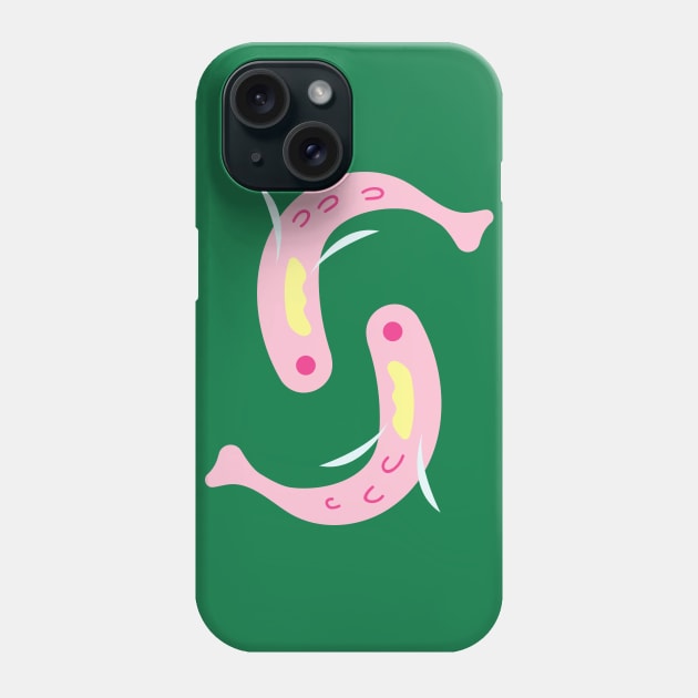 Two pink fish Phone Case by busines_night