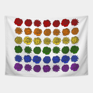 LGBT Flowers Tapestry