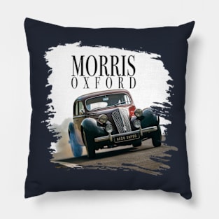 Vintage Morris Oxford Classic Car Pillow