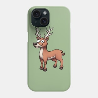 Happy Cartoon Male Deer Phone Case