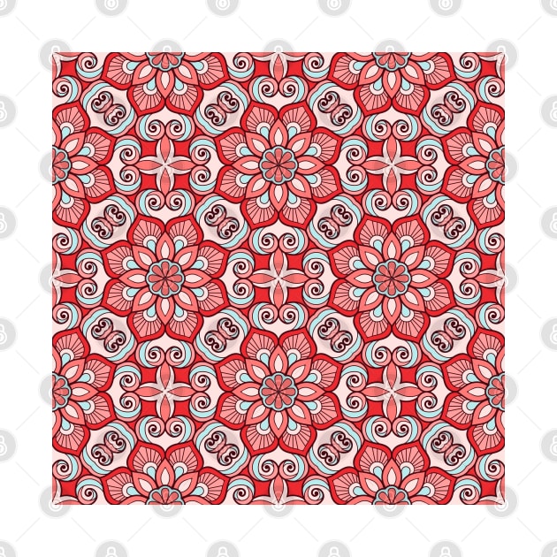 Ornamental floral mandala pattern #2 by GreekTavern