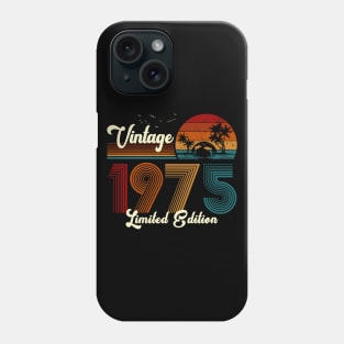 Vintage 1975 Shirt Limited Edition 45th Birthday Gift Phone Case