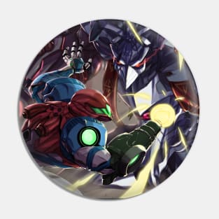 Samus Vs. Raven Beak Pin