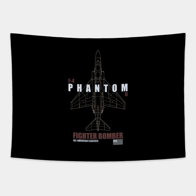 F-4 Phantom II Tapestry by TCP