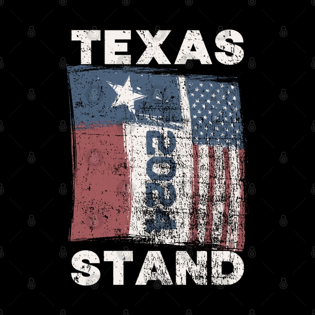 Texas Stand 2024 Flag by Etopix