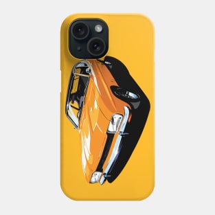 British Ford Capri in orange Phone Case