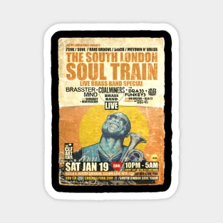 POSTER TOUR - SOUL TRAIN THE SOUTH LONDON 159 Magnet