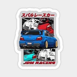 JDM Subie Impreza WRX STi 2000 Magnet