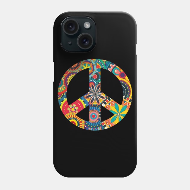 Peace Sign Phone Case by CelestialStudio