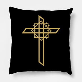 Cross of Jesus Christ and crown of thorns Pillow