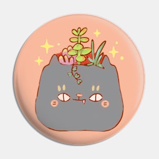 Cat Planter Pin