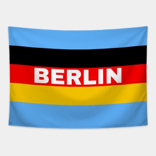 Berlin City in German Flag Tapestry