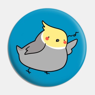 Singing Cockatiel Pin