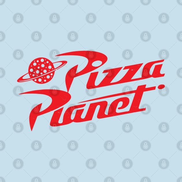 Pizza Planet - vintage logo by BodinStreet