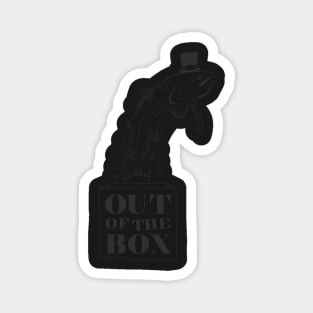 Out of the Box (Black/White) Magnet