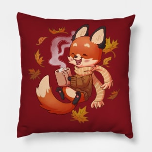 Cozy Fox Fall Pillow