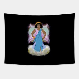 Black Angel Lady Tapestry