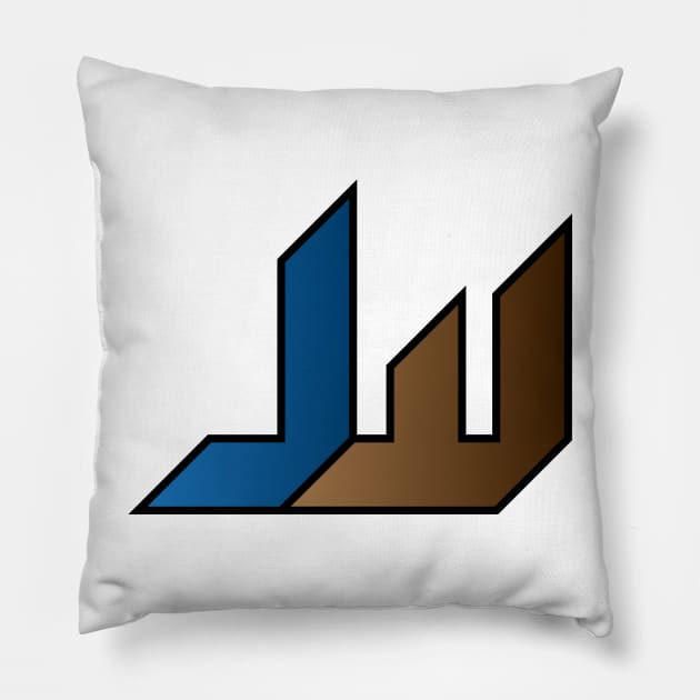 JWhizz logo shirt :D Pillow by jesse_kyle_