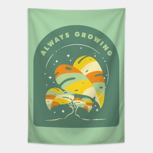 Always Growing Inspirational Self Care Tapestry