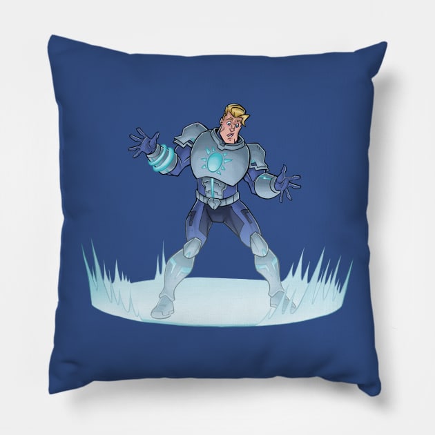 Commander Tomorrow Secret Wars pose Pillow by Commander Tomorrow 