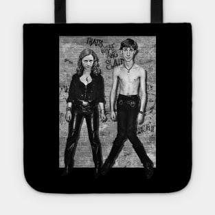 JIM + PAM // The Office Punk Rock Parody Tote