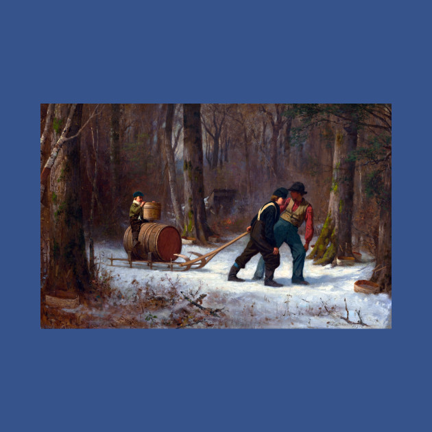 Discover Eastman Johnson On Their Way to Camp - New England - T-Shirt