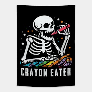 Crayon Eater Funny Style Tapestry